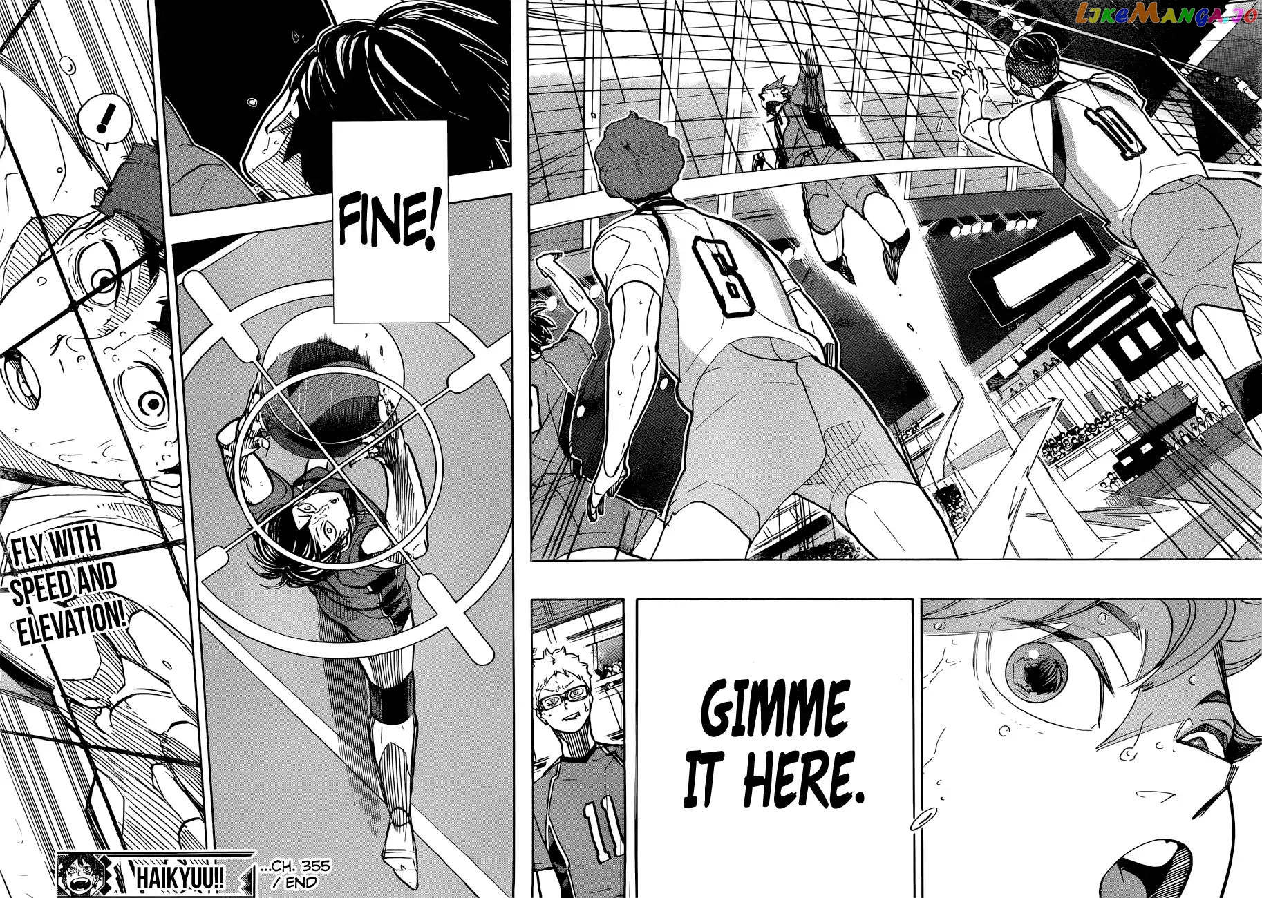 Haikyuu!!, Chapter 355 image 17
